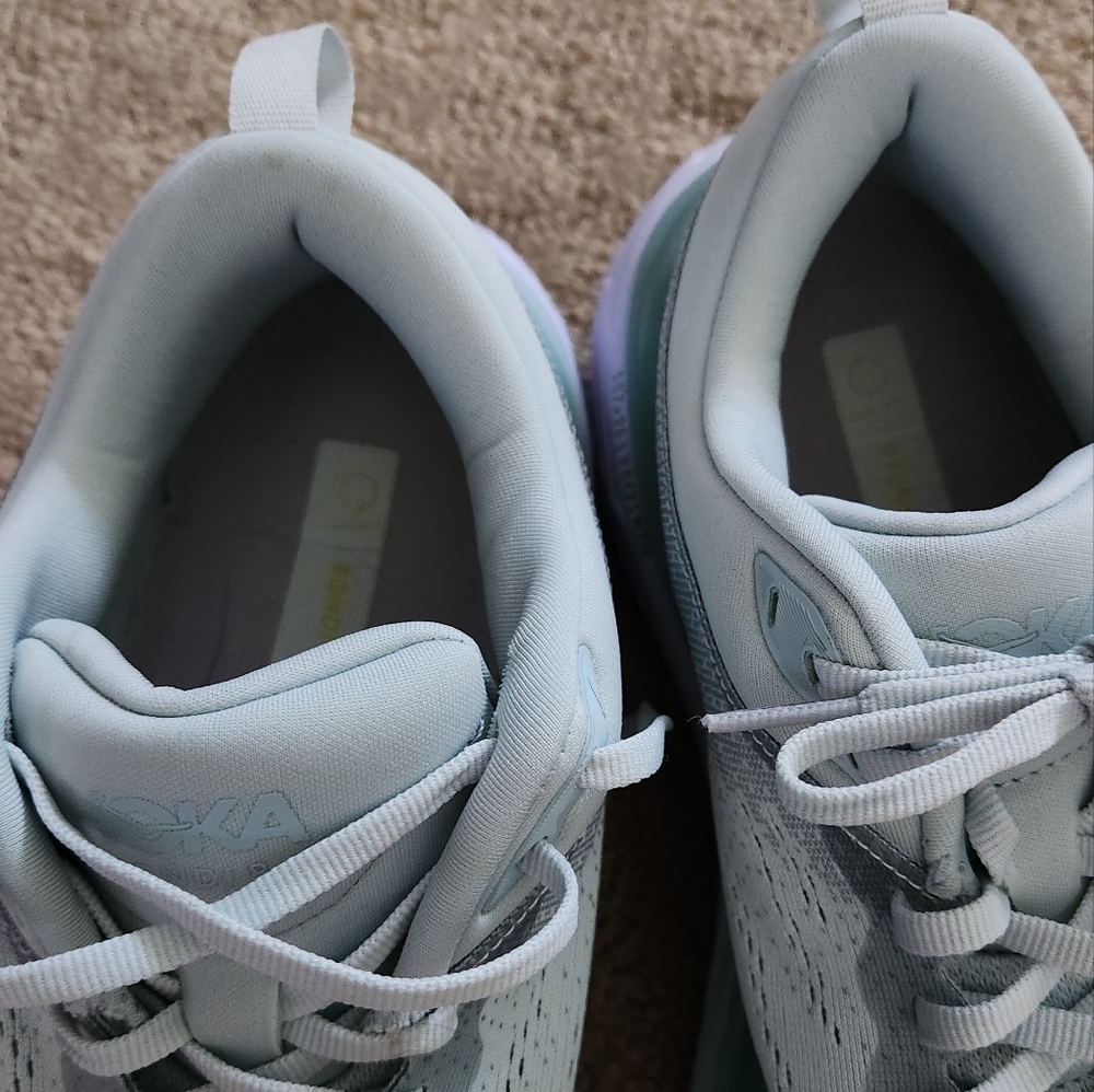 1127952 HOKA ONE ONE Bondi 8 Textile Cloud Blue/Ice Flow Size 8 - Picture 5 of 8